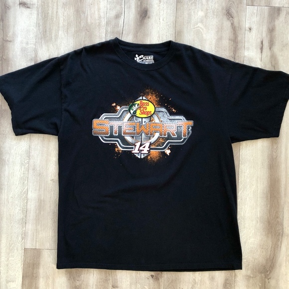 Nascar, Tony Stewart, 2014, Bass Pro Shops, Car Racing T-Shirt, Mens, Size XL - Picture 5 of 7